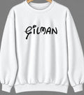 Gilman, Illinois Hometown Crewneck — White