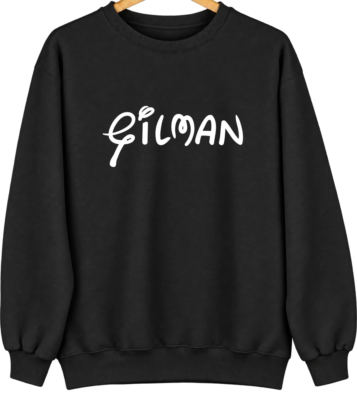 Gilman, Vermont Hometown Crewneck — Black