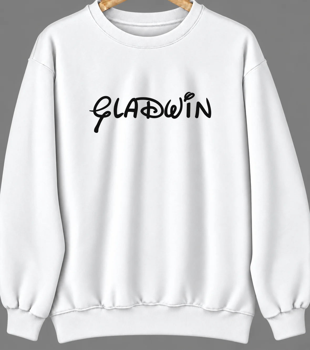 Gladwin, Michigan Hometown Crewneck — White