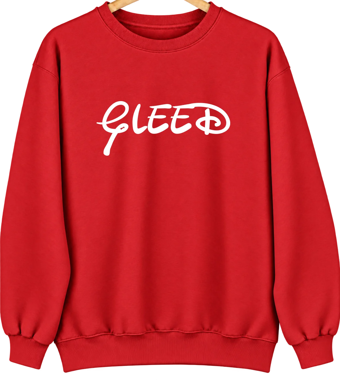 Gleed, Washington Hometown Crewneck — Red