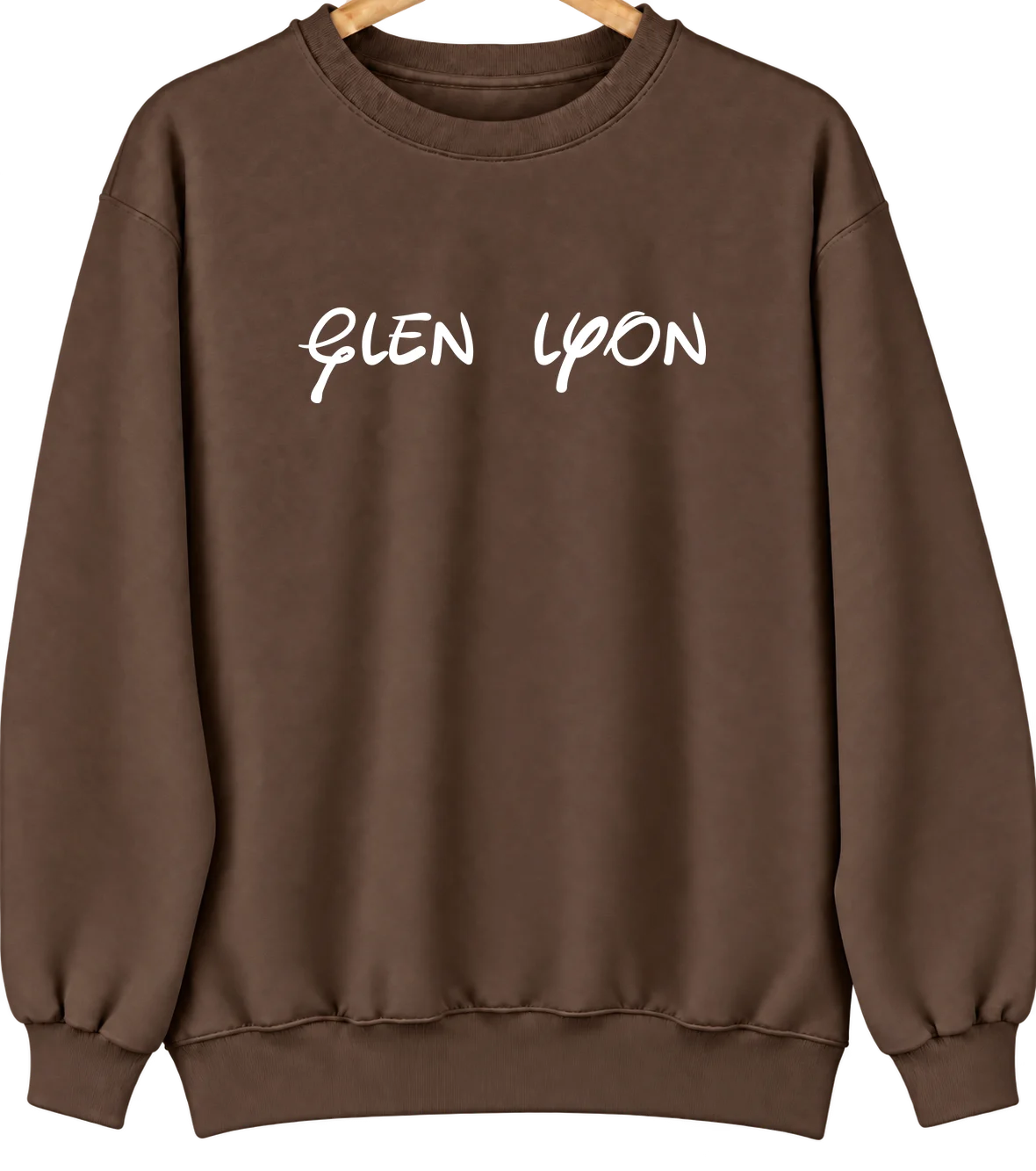 Glen Lyon, Pennsylvania Hometown Crewneck — Brown