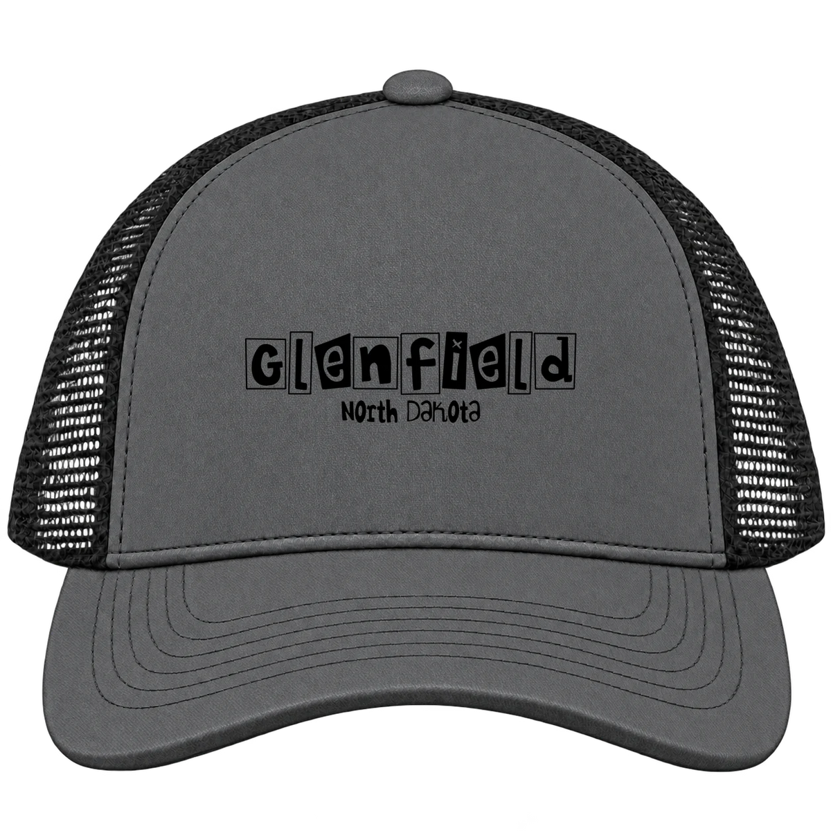 Glenfield, North Dakota Hometown Trucker Cap