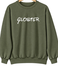 Gloster, Mississippi Hometown Crewneck — Military Green