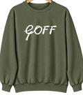 Goff, Kansas Hometown Crewneck — Military Green