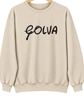 Golva, North Dakota Hometown Crewneck — Sand