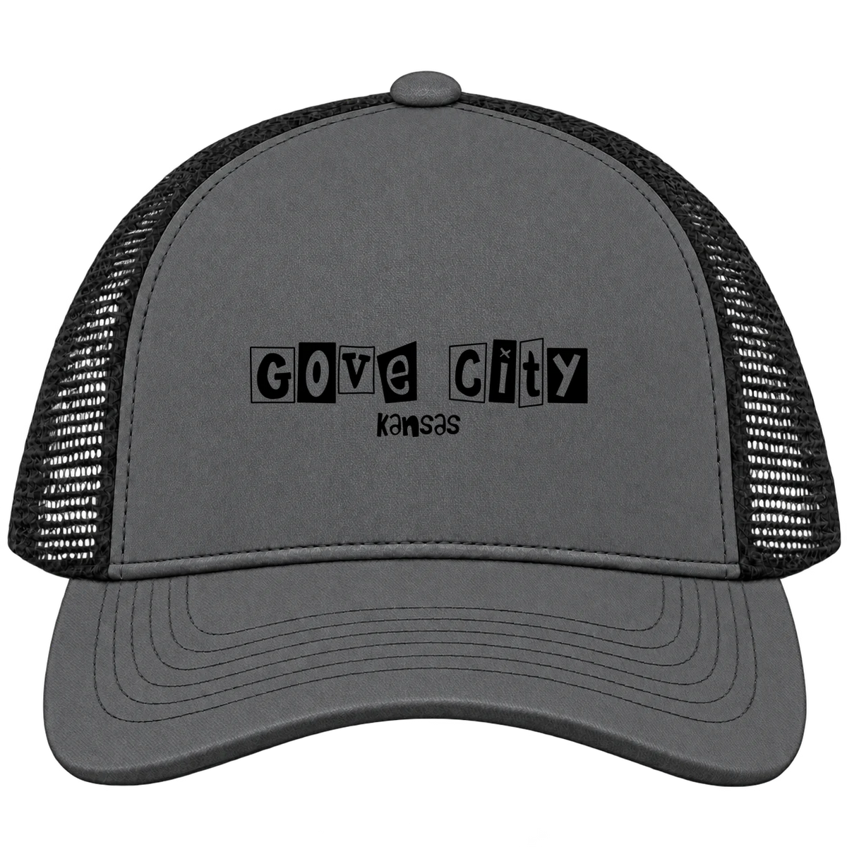 Gove City, Kansas Hometown Trucker Cap