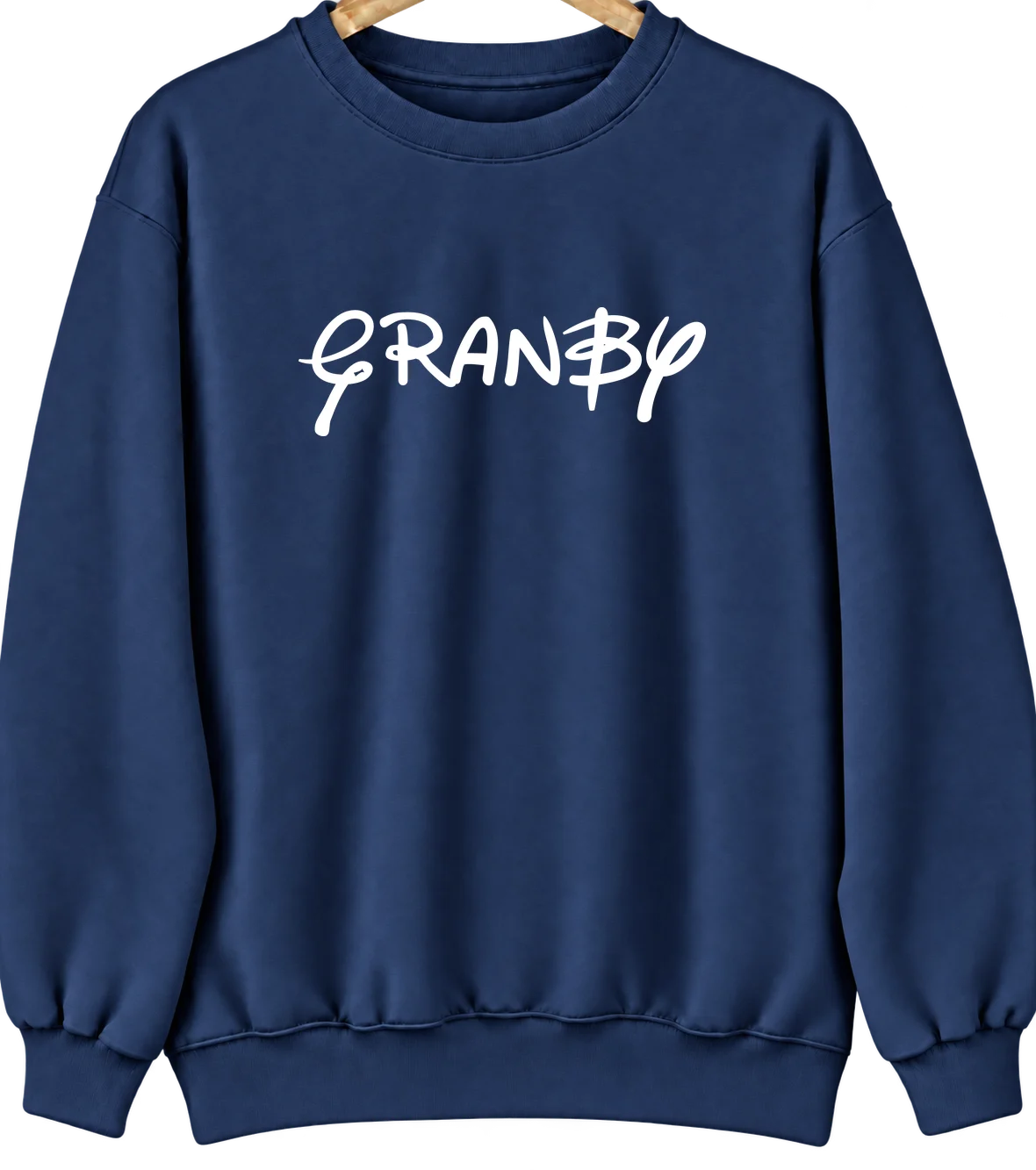 Granby, Massachusetts Hometown Crewneck — Navy