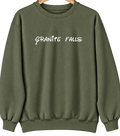 Granite Falls, Minnesota Hometown Crewneck — Military Green