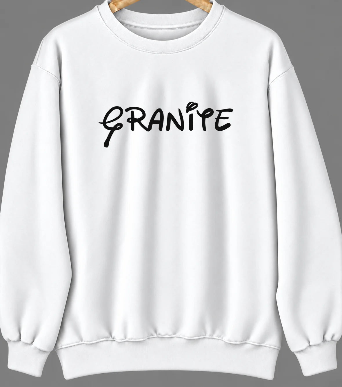 Granite, Oregon Hometown Crewneck — White
