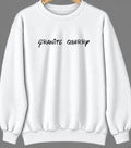 Granite Quarry, North Carolina Hometown Crewneck — White