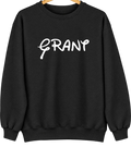 Grant, Alabama Hometown Crewneck — Black