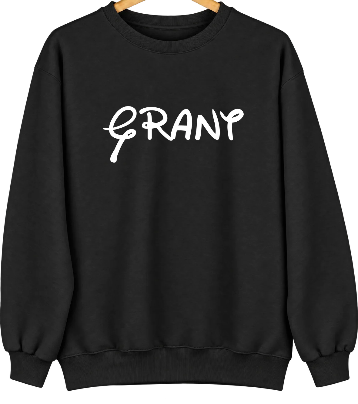 Grant, Alabama Hometown Crewneck — Black