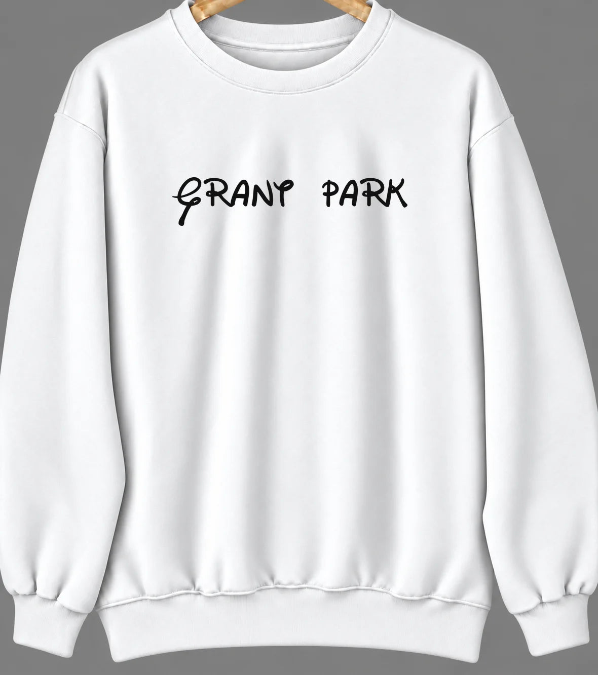 Grant Park, Illinois Hometown Crewneck — White