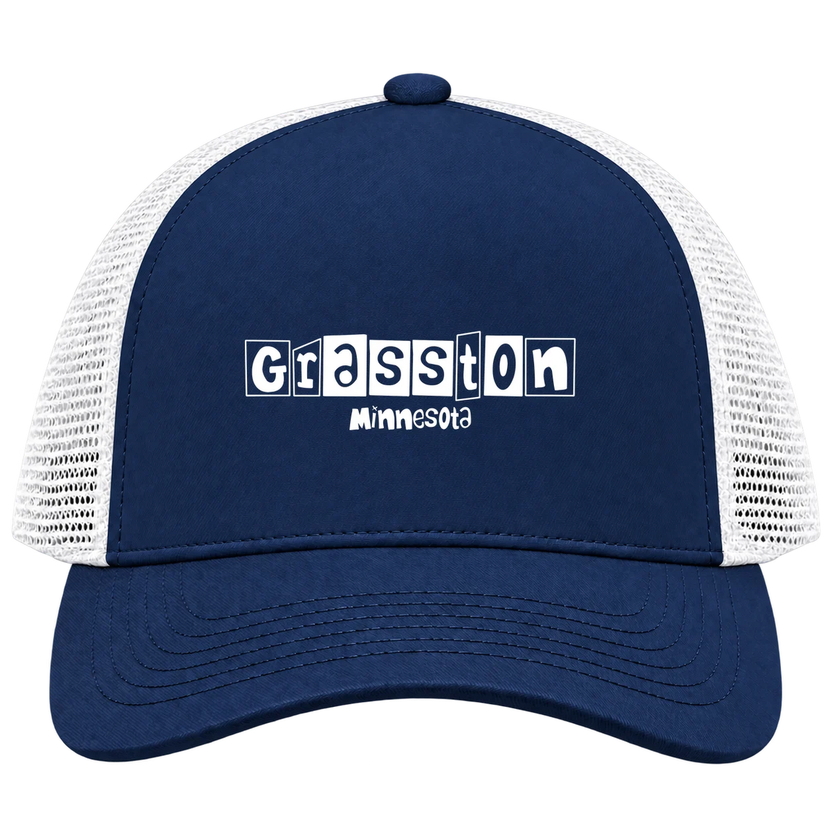 Grasston, Minnesota Hometown Trucker Cap