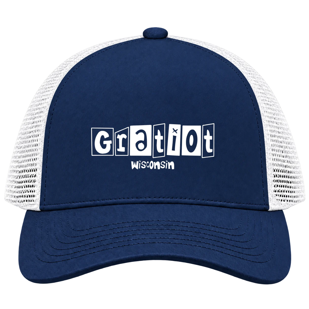 Gratiot, Wisconsin Hometown Trucker Cap