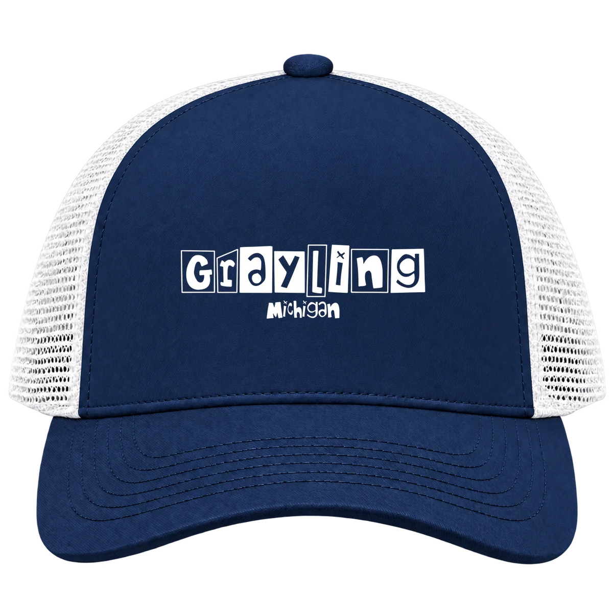 Grayling, Michigan Hometown Trucker Cap
