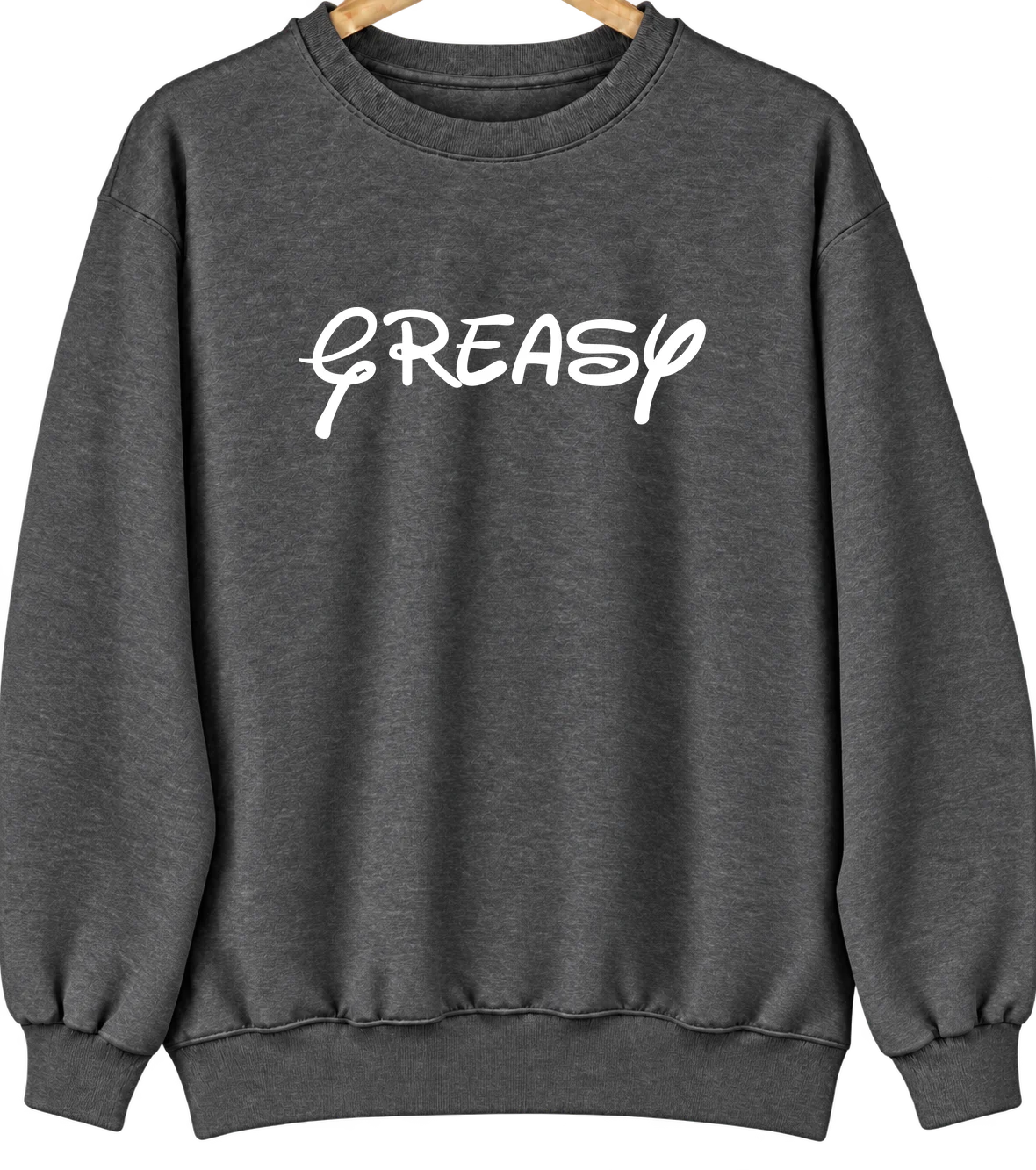 Greasy, Oklahoma Hometown Crewneck — Dark Heather