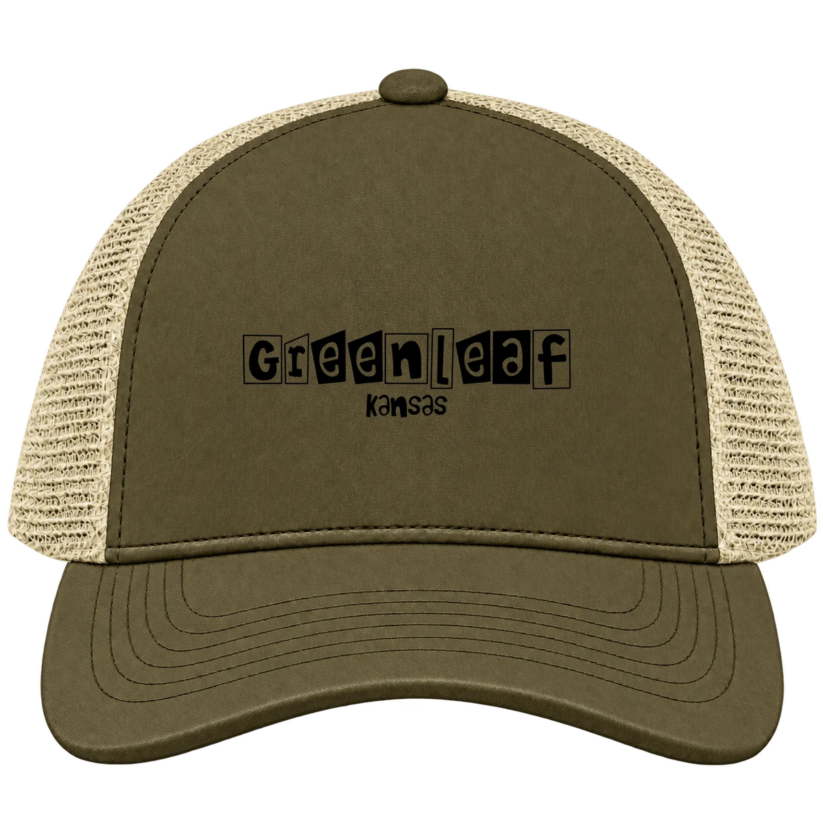 Greenleaf, Kansas Hometown Trucker Cap