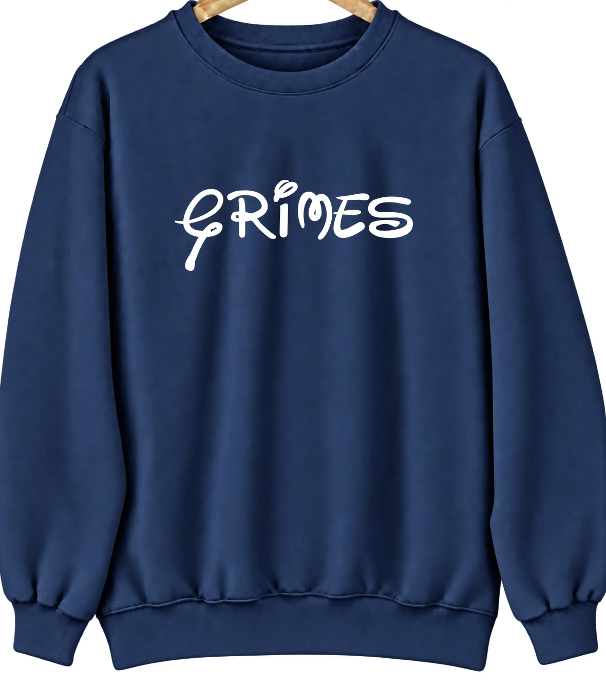 Grimes, Iowa Hometown Crewneck — Navy