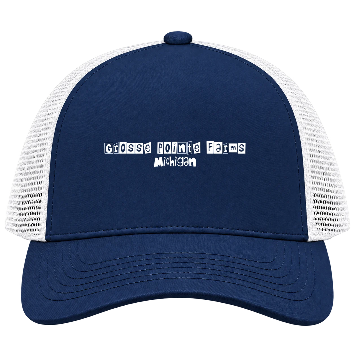 Grosse Pointe Farms, Michigan Hometown Trucker Cap