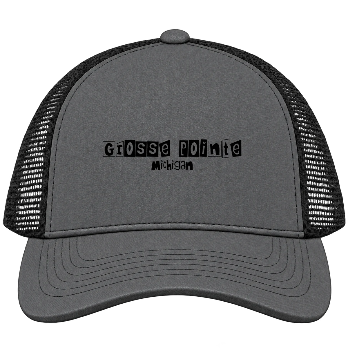 Grosse Pointe, Michigan Hometown Trucker Cap