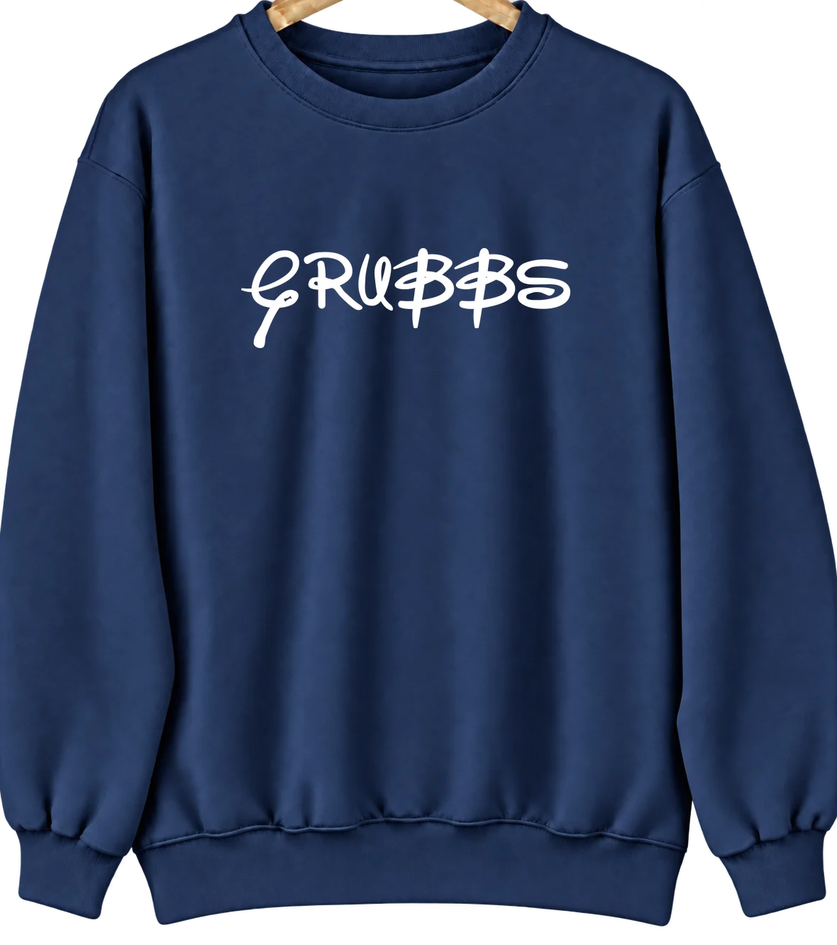 Grubbs, Arkansas Hometown Crewneck — Navy