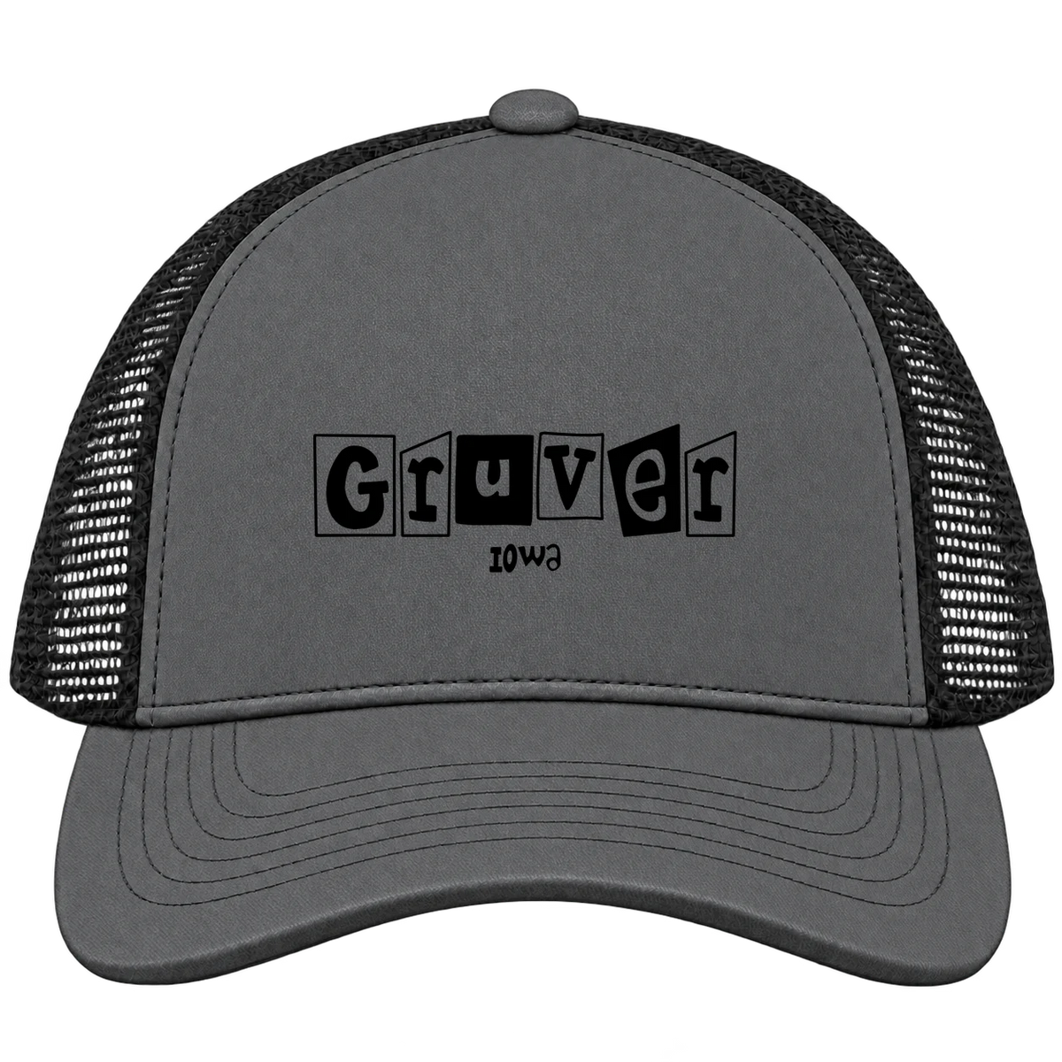 Gruver, Iowa Hometown Trucker Cap