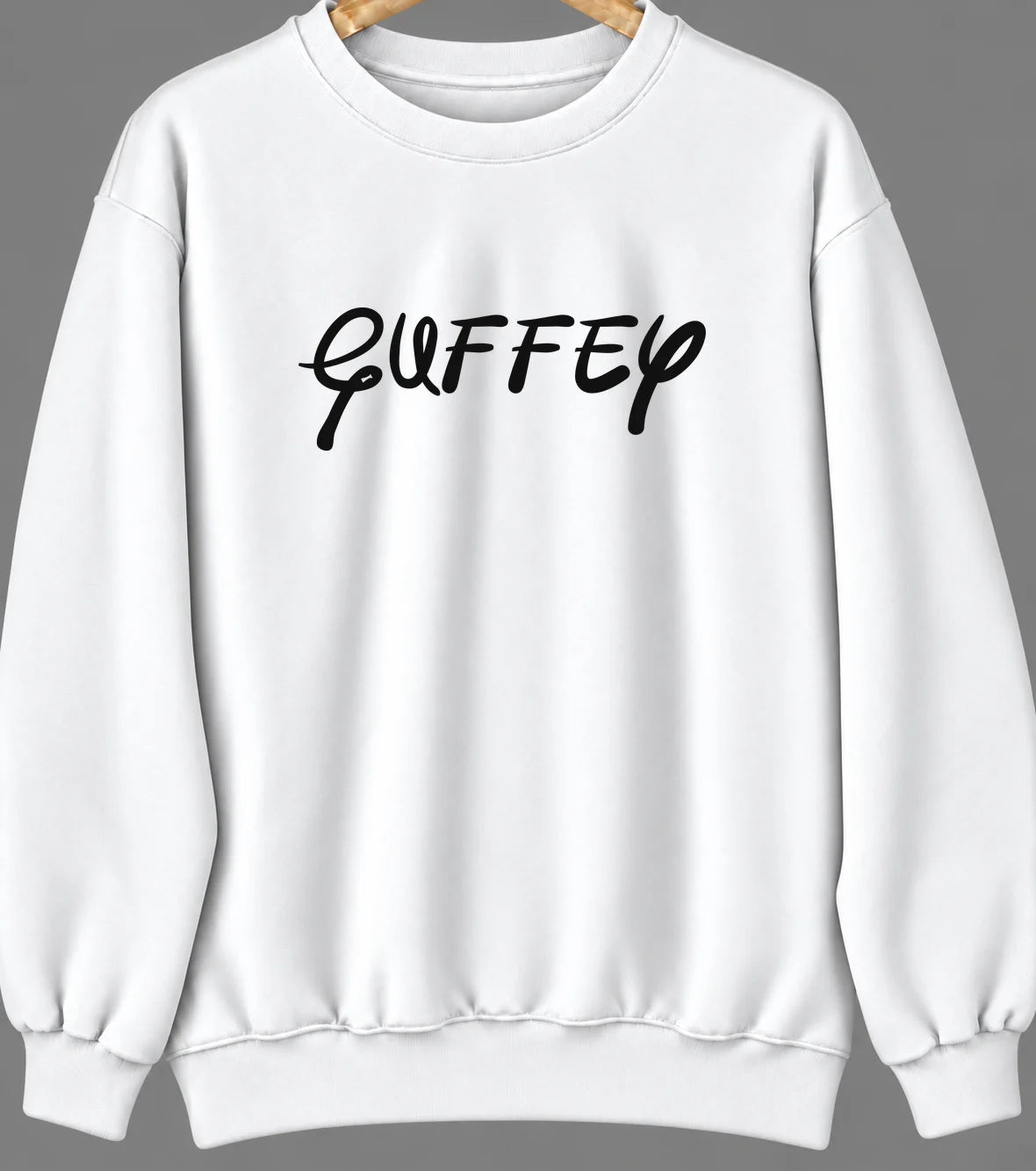 Guffey, Colorado Hometown Crewneck — White