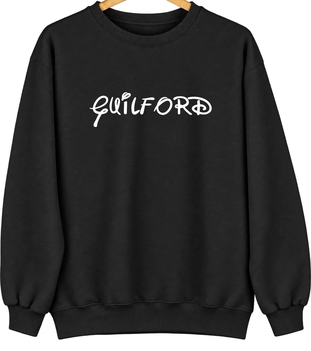 Guilford, Pennsylvania Hometown Crewneck — Black