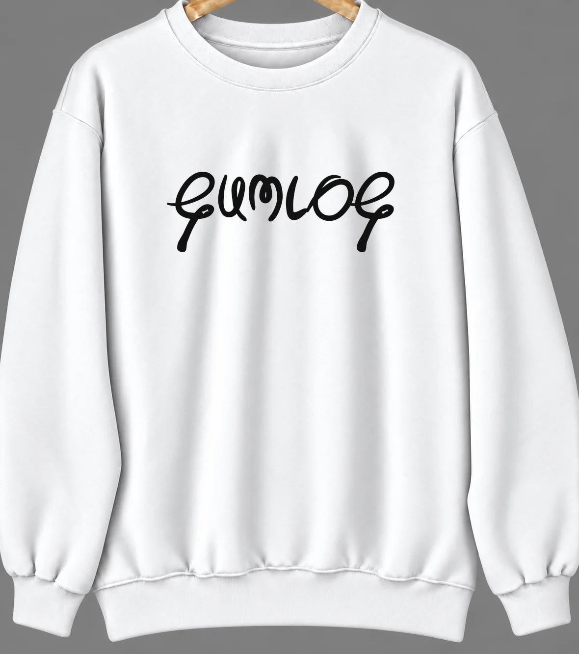 Gumlog, Georgia Hometown Crewneck — White