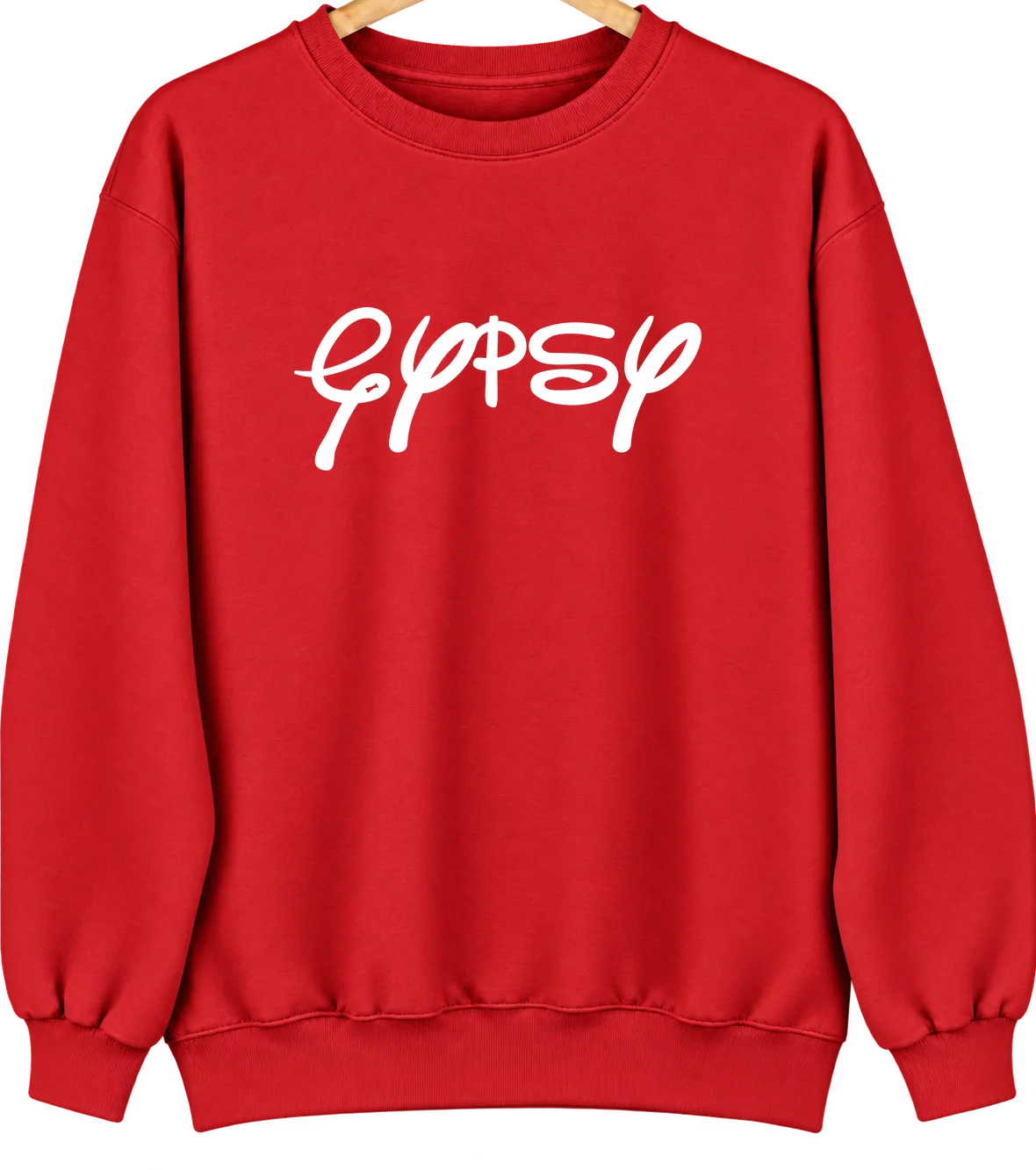 Gypsy, West Virginia Hometown Crewneck — Red