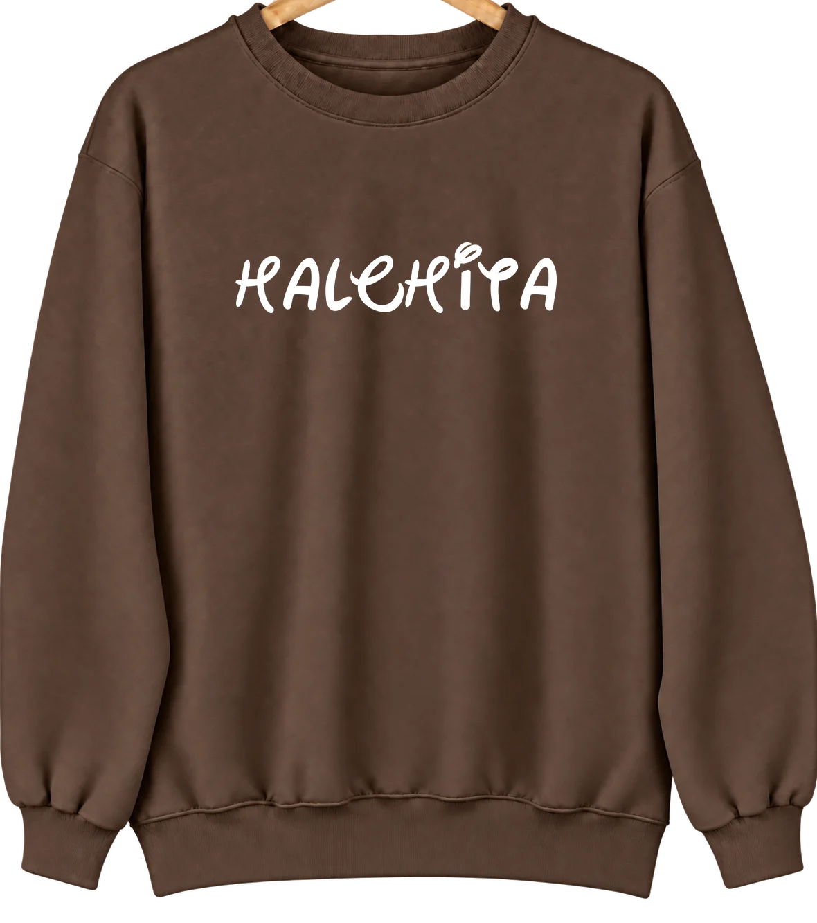 Halchita, Utah Hometown Crewneck — Brown