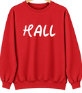 Hall, New York Hometown Crewneck — Red
