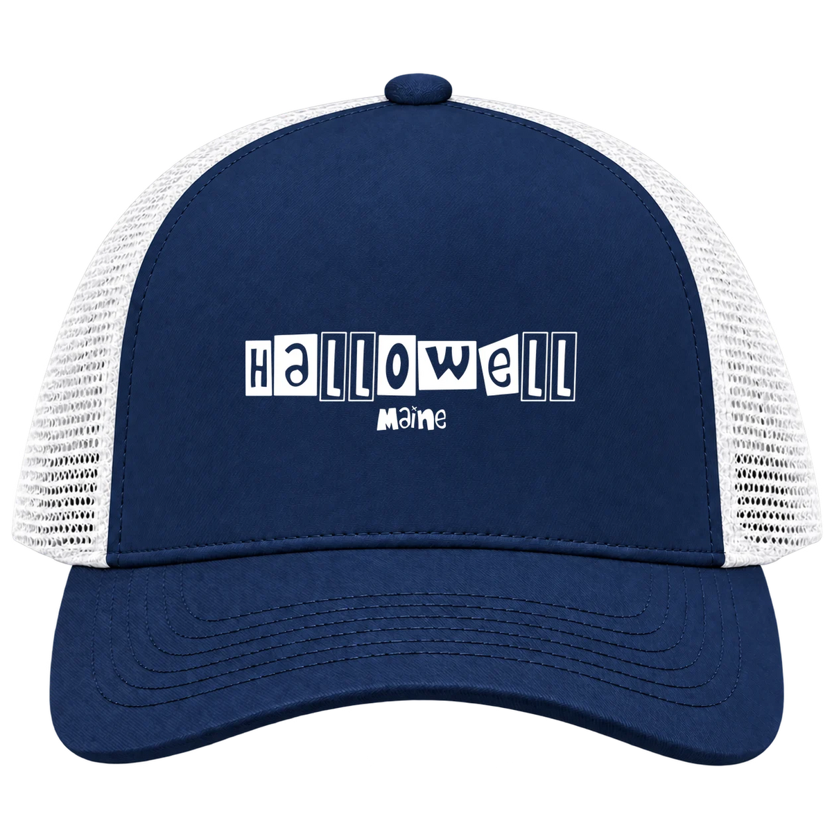 Hallowell, Maine Hometown Trucker Cap