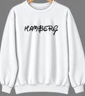 Hamberg, North Dakota Hometown Crewneck — White