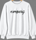 Hamburg, Illinois Hometown Crewneck — White