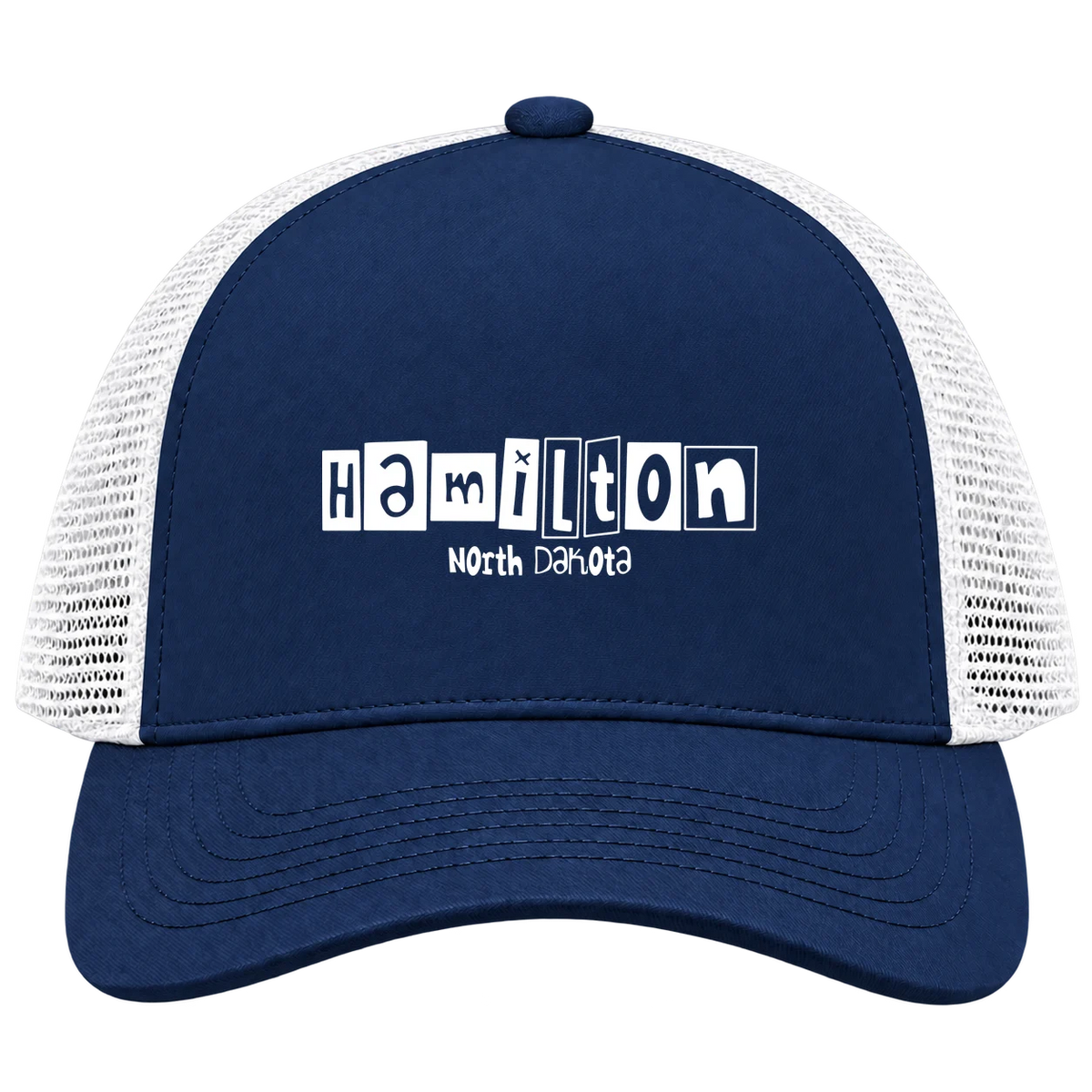 Hamilton, North Dakota Hometown Trucker Cap