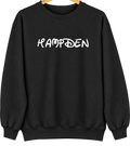 Hampden, Maine Hometown Crewneck — Black