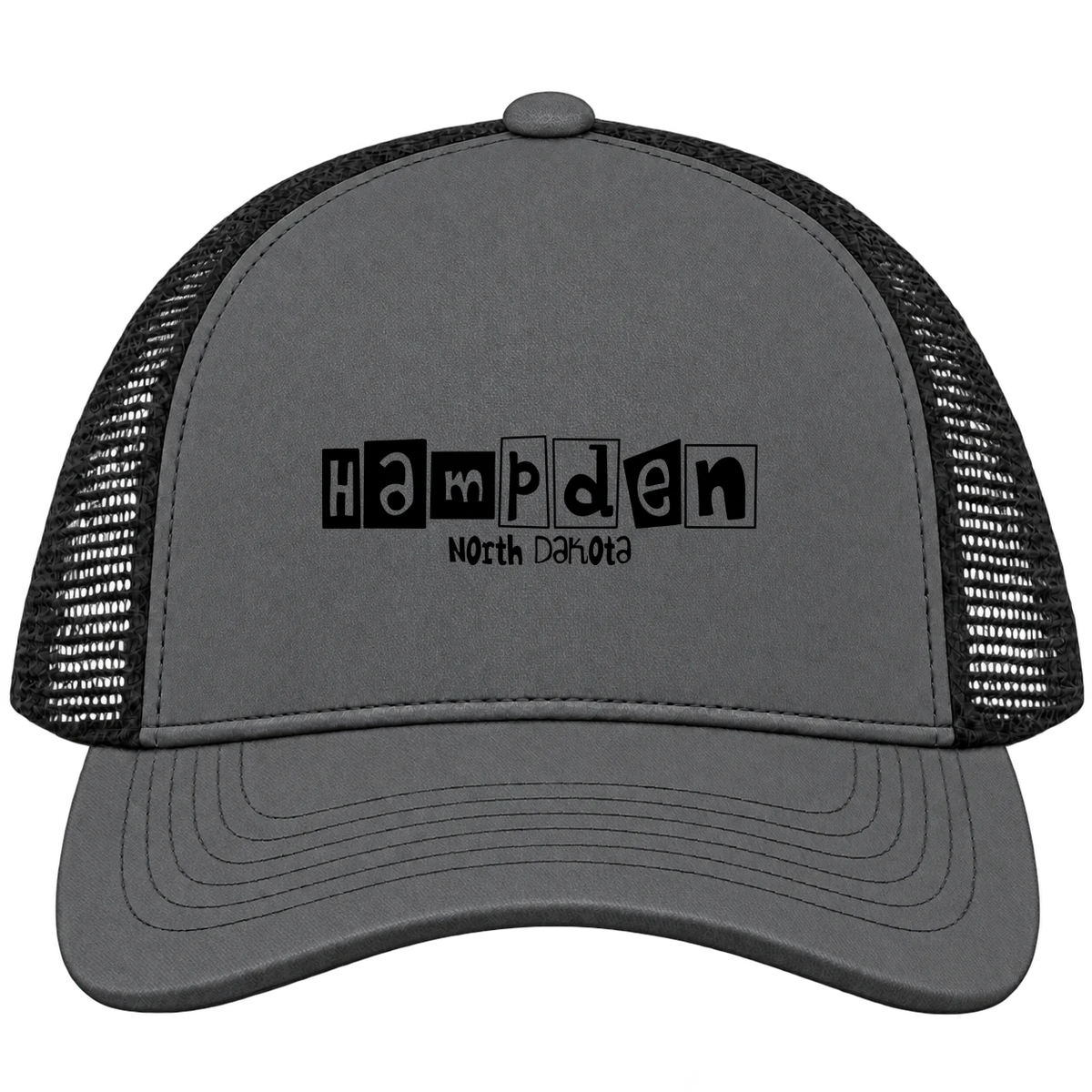 Hampden, North Dakota Hometown Trucker Cap