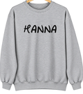 Hanna, Indiana Hometown Crewneck — Sport Grey