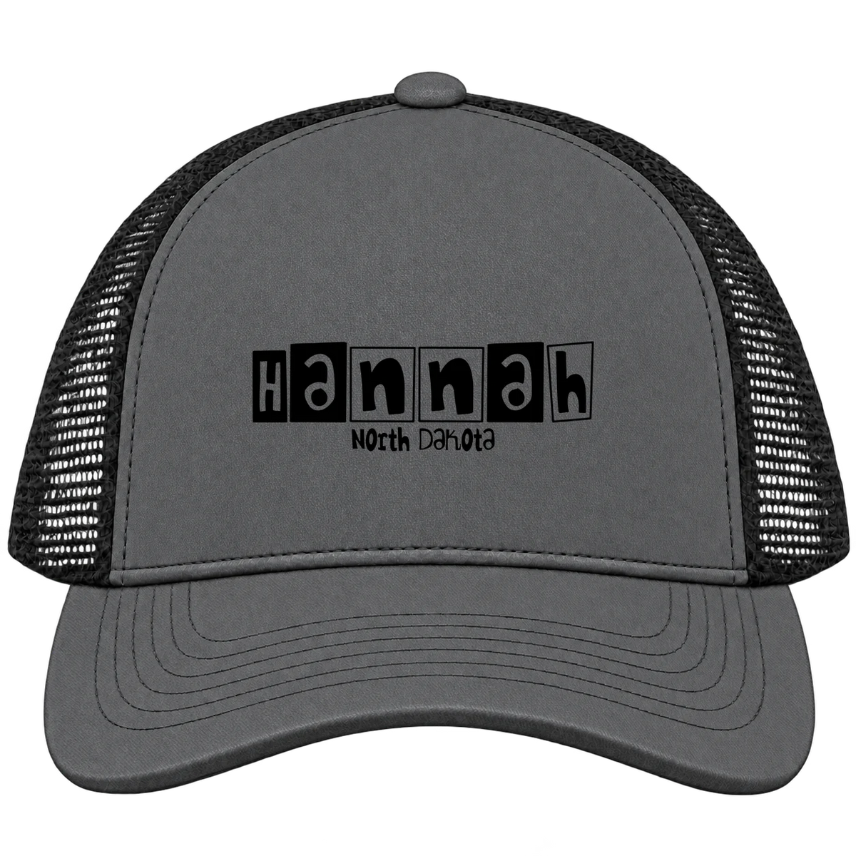 Hannah, North Dakota Hometown Trucker Cap