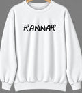 Hannah, North Dakota Hometown Crewneck — White