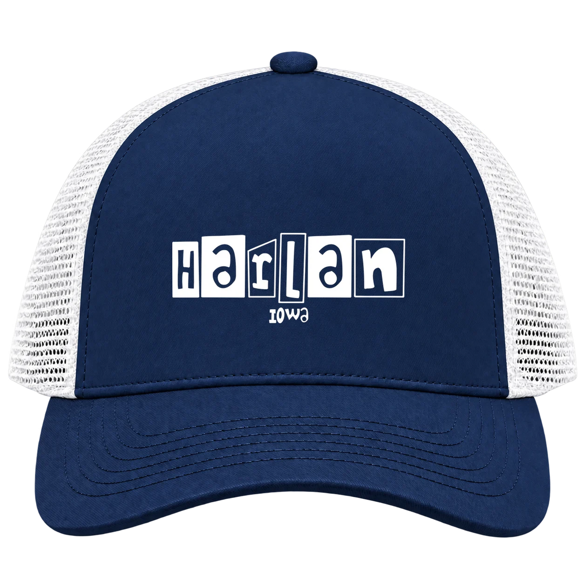 Harlan, Iowa Hometown Trucker Cap