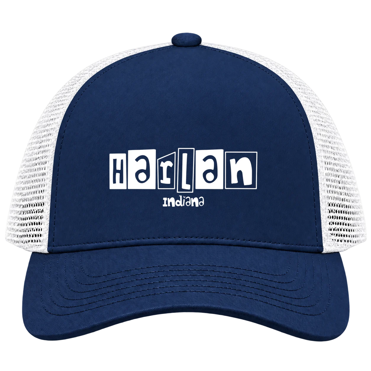 Harlan, Indiana Hometown Trucker Cap