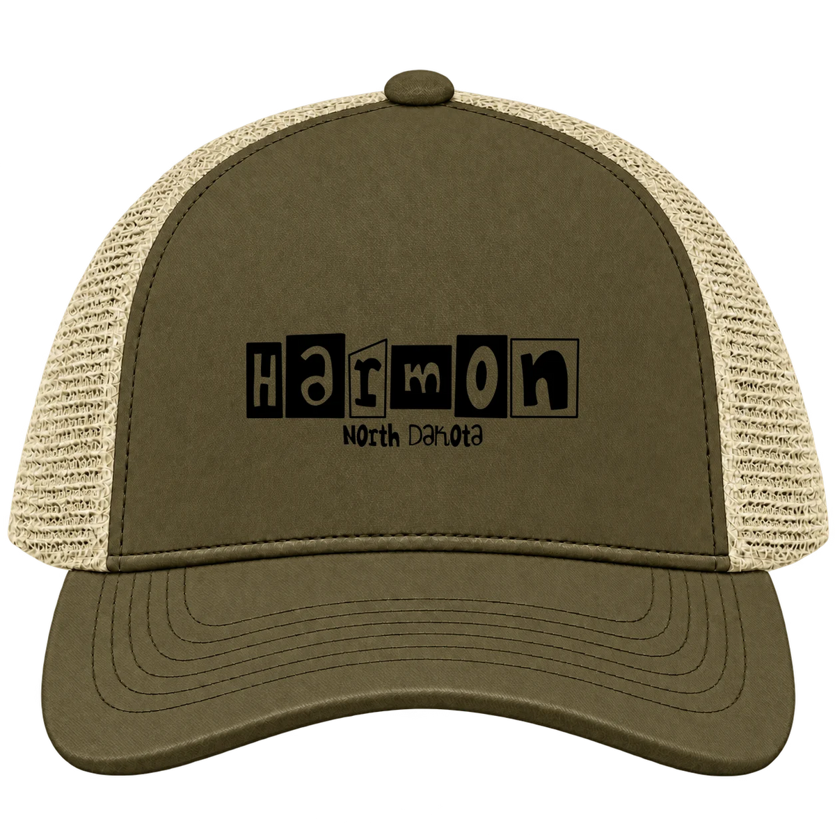 Harmon, North Dakota Hometown Trucker Cap