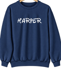 Harper, Iowa Hometown Crewneck — Navy