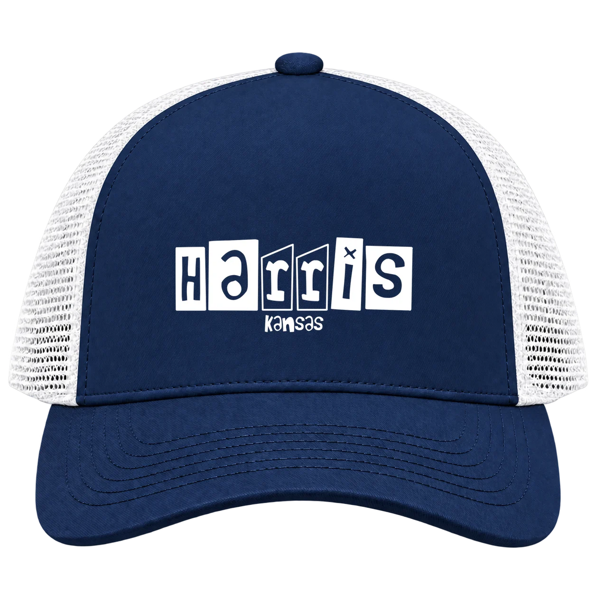 Harris, Kansas Hometown Trucker Cap