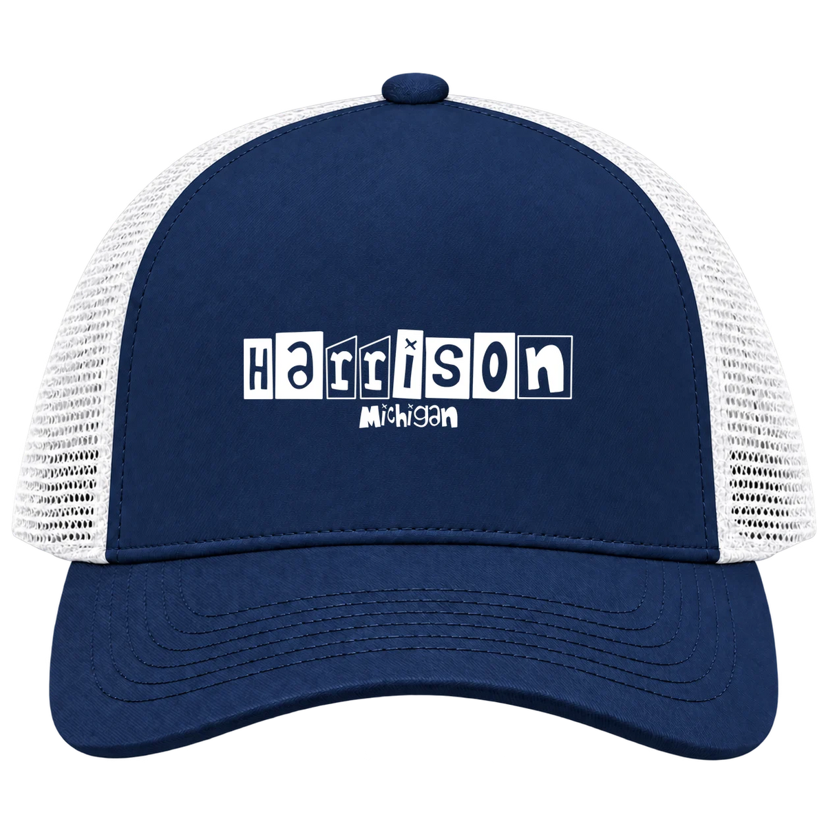 Harrison, Michigan Hometown Trucker Cap