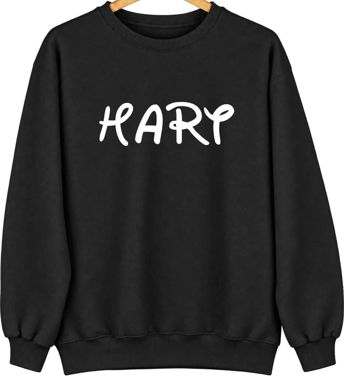 Hart, Texas Hometown Crewneck — Black