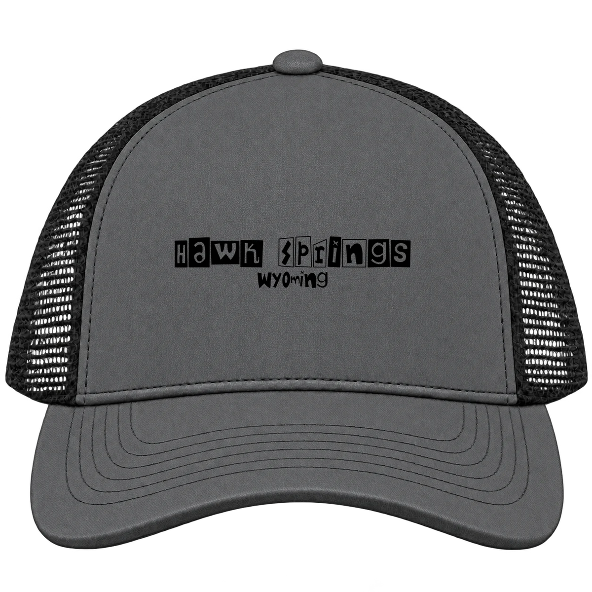 Hawk Springs, Wyoming Hometown Trucker Cap